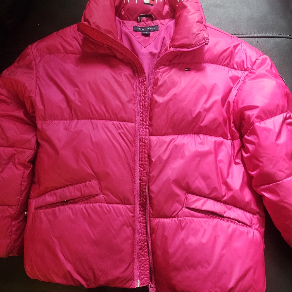 Tommy Hilfiger Pink Puffer Jacket